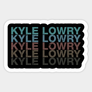 Vintage Proud Name Kyle Sports Birthday Retro Sticker